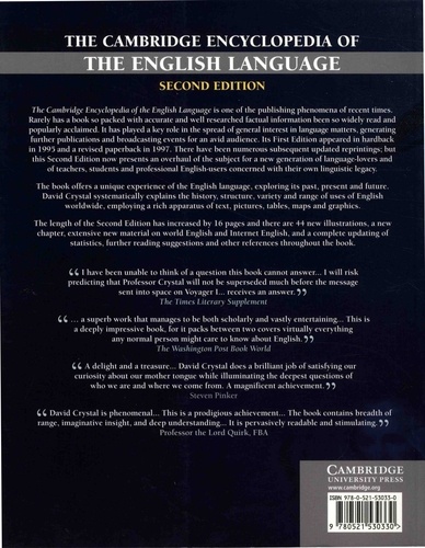 The Cambridge Encyclopedia of the English Language 2nd edition