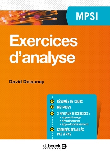 Exercices d'analyse MPSI