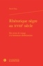 David Diop - Rhétorique nègre au XVIIIe siècle - Des récits de voyage à la littérature abolitionniste.