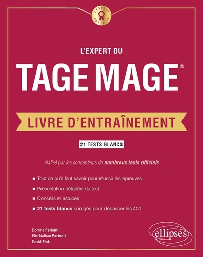 L'expert du Tage Mage® Livre d'entraînement. 21 tests blancs