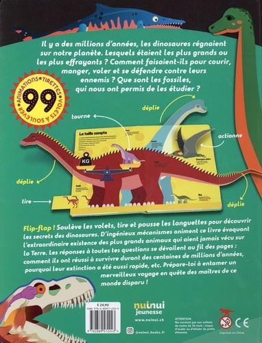 Dinosaures. Un livre tout animé