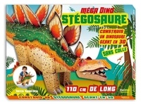David Hawcock - Méga Dino Stégosaure - Construis un dinosaure géant en 3D sans colle, 110 cm de long.