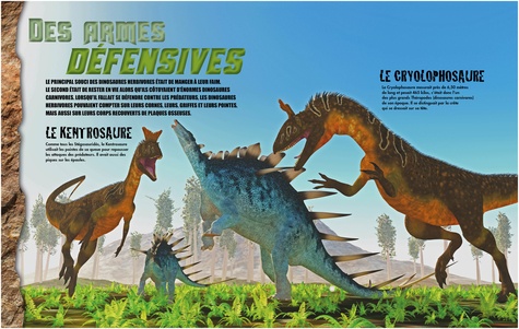 Méga Dino Stégosaure. Construis un dinosaure géant en 3D sans colle, 110 cm de long