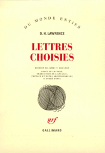 David Herbert Lawrence - Lettres Choisies.