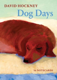 David Hockney - Dog days: notecards.