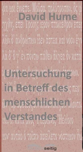 Untersuchung in Betreff des menschlichen Verstandes