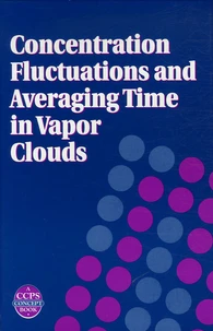 Concentration Fluctuations and Averaging Time in Vapor Clouds
