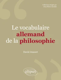 Le vocabulaire allemand de la philosophie