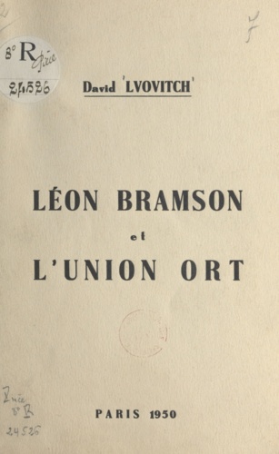 Léon Bramson et l'Union ORT