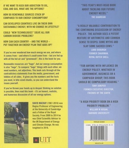 Sustainable Energy Without The Hot Air De David MacKay Grand Format 