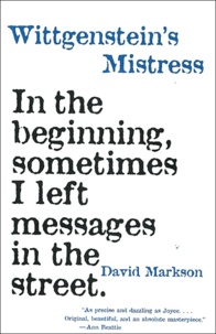 David Markson - Wittgenstein's Mistress.