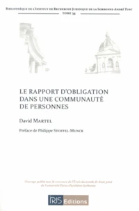 Le rapport d'obligation dans une communauté de personnes
