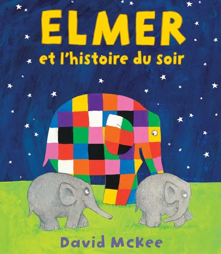 Couverture de Elmer Elmer et l'histoire du soir