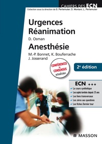 David Osman et Marie-Pierre Bonnet - Urgences Réanimation Anesthésie.
