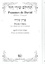 Psaumes de David. Perek Chira, Le chant de la Création. Prière de remerciement. Avec Dinim et répertoire de prières de circonstances