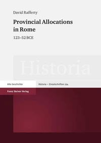 Provincial Allocations in Rome