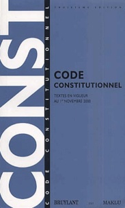David Renders et Francis Delpérée - Code constitutionnel.