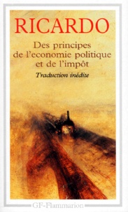 David Ricardo - Des Principes De L'Economie Politique Et De L'Impot. Edition Anglaise De 1821.