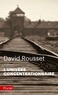 David Rousset - L'univers concentrationnaire.