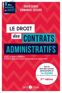 David Subra et Emmanuel Tessier - Droit des contrats administratifs.
