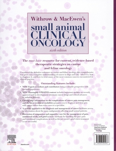 Withrow & MacEwen's Small Animal Clinical Oncology 6th edition