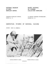 Contextual studies of material culture