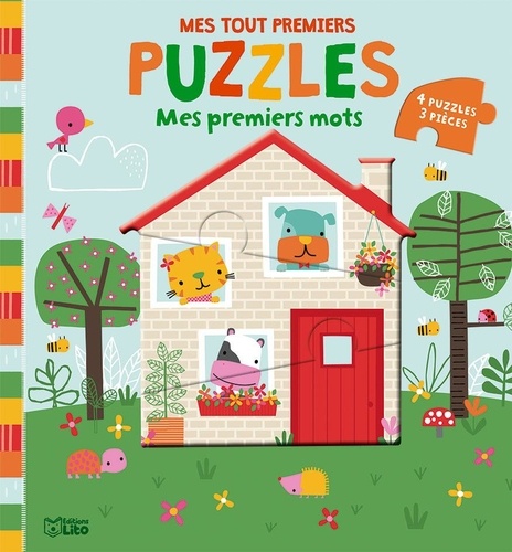 Mes premiers mots. 4 puzzles de 3 pièces