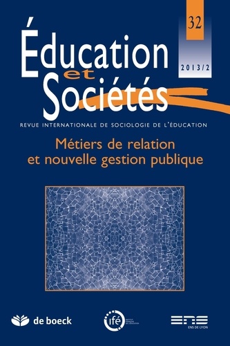  De Boeck - Education et sociétés 2013/2 - n0 32.