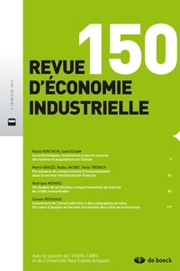  De Boeck - Revue d'économie industrielle N° 150 2015/2 : .