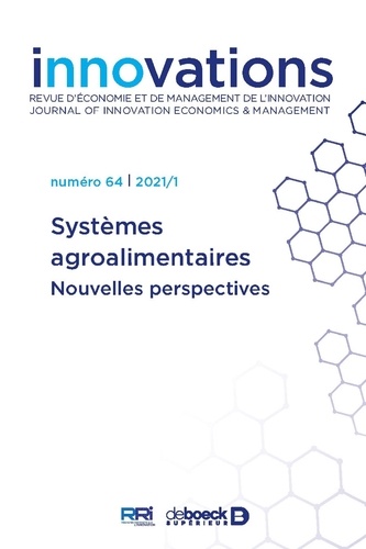 Innovations N° 64/2021/1 Systèmes agroalimentaires. Nouvelles perspectives
