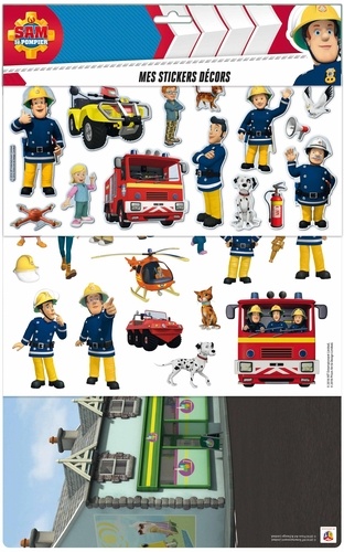  De Borée - Sam le pompier, mes stickers décors.