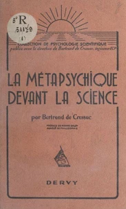 La métapsychique devant la science