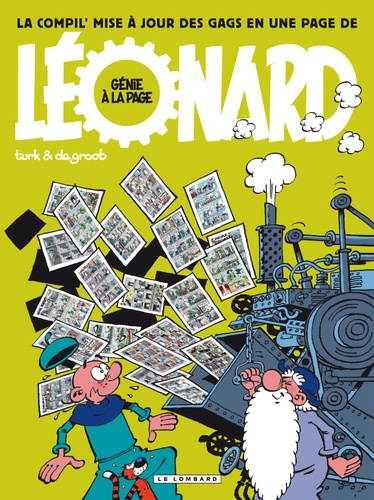  De Groot et  Turk - Léonard Tome 0 : Génie à la page - La compil' mise à jour des gags en une page de Léonard.