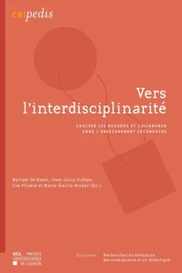 Vers l'interdisciplinarite