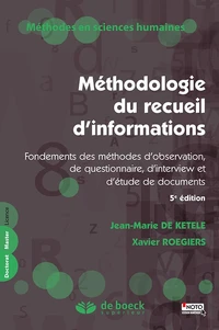Méthodologie du recueil d'informations