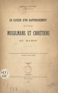 En faveur d'un rapprochement entre musulmans et chrétiens au Maroc
