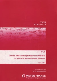 Couche limite atmosphérique et turbulence
