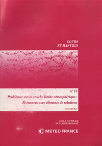 Problèmes sur la couche limite atmosphérique