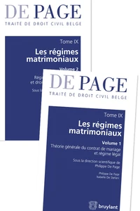 Traité de droit civil belge