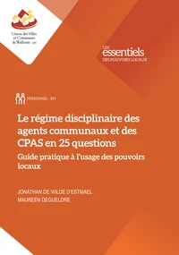 Le régime disciplinaire des agents communaux et des CPAS en 25 questions