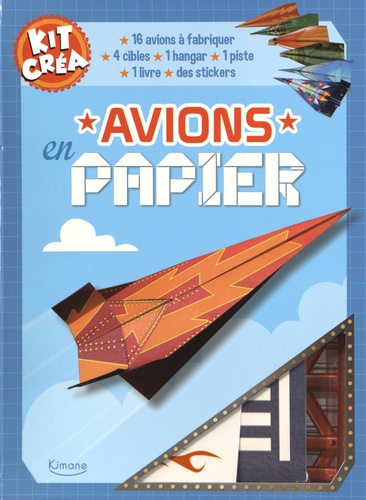 Dean Mackey - Avions en papier - Avec 16 avions à fabriquer, 4 cibles, 1 hangar, 1 piste et des stickers.