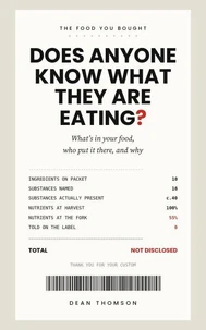 Does Anyone Know What They Are Eating?
