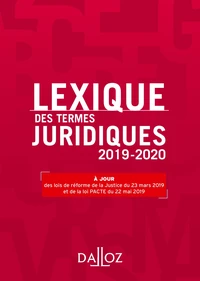 Lexique des termes juridiques