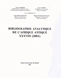 Bibliographie analytique de l'Afrique antique XXVIII (2004)