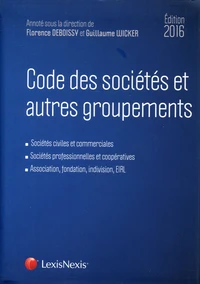 Code des sociétés et autres groupements 2016