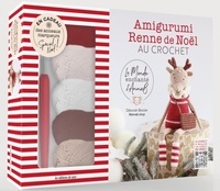 Déborah Marchand - Amigurumi Renne de Noël au crochet - Coffret avec 5 pelotes de laine et un crochet.