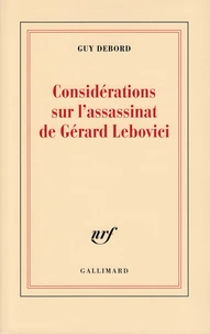 Considérations sur l'assassinat de Gérard Lebovici
