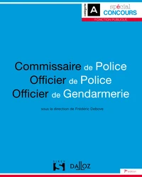 Commissaire de police, officier de police, officier de gendarmerie