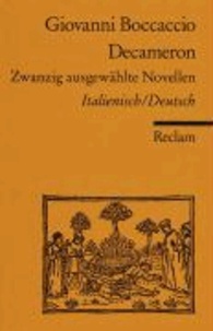Decameron - Zwanzig ausgewählte Novellen. Italienisch/Deutsch.