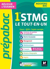 Prépabac 1re STMG - Toutes les matières - Cours et entraînement au contrôle continu 2026